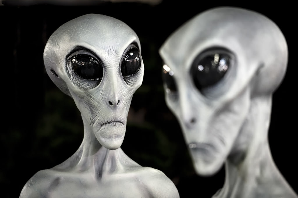 Grey Aliens, UFO Museum, Roswell, New Mexico, USA