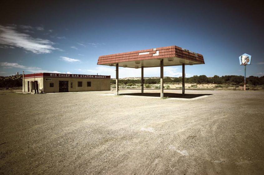 Big Chief Gas Station, New Mexico, USA